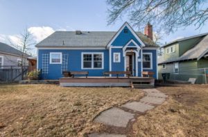 blue house